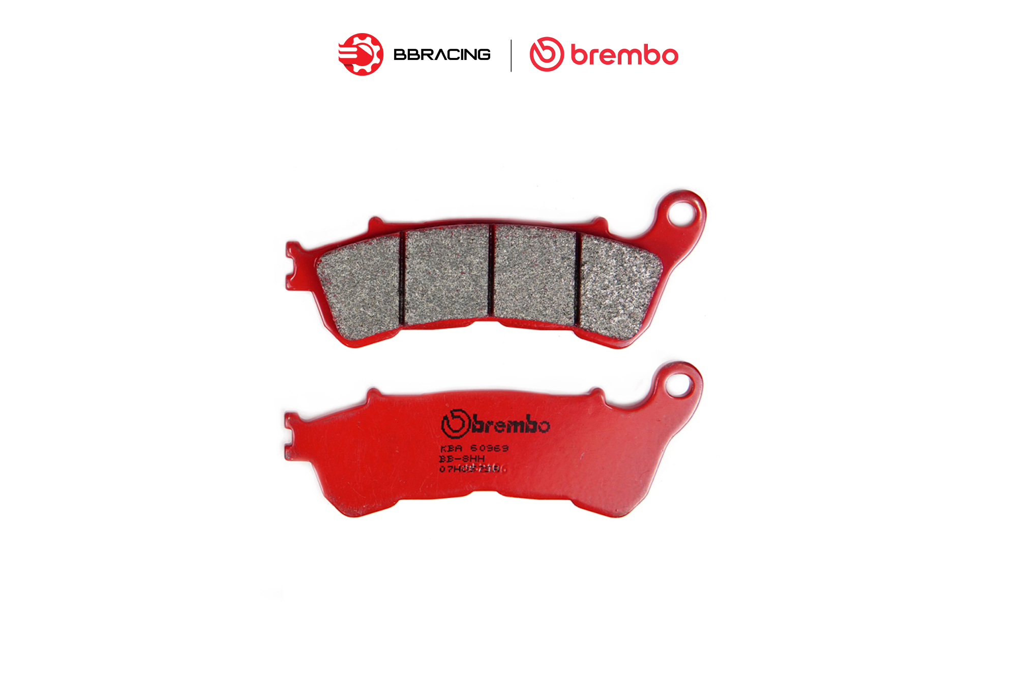 Brembo Red Sintered Front Brake Pads For Honda NC 700 X 2012 – 07HO57SA Performance Compound