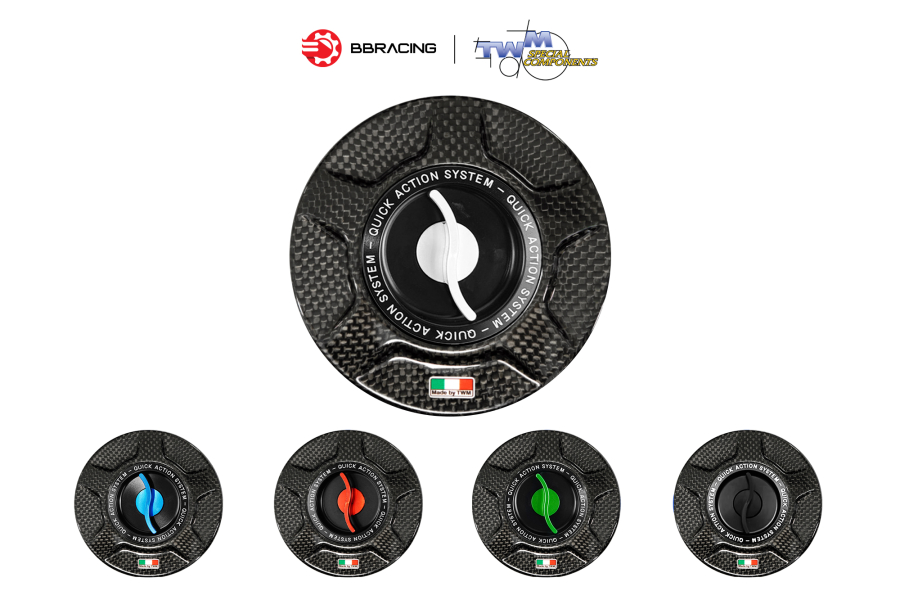 Nắp Xăng TWM Ducati Panigale V4 Carbon Bạc