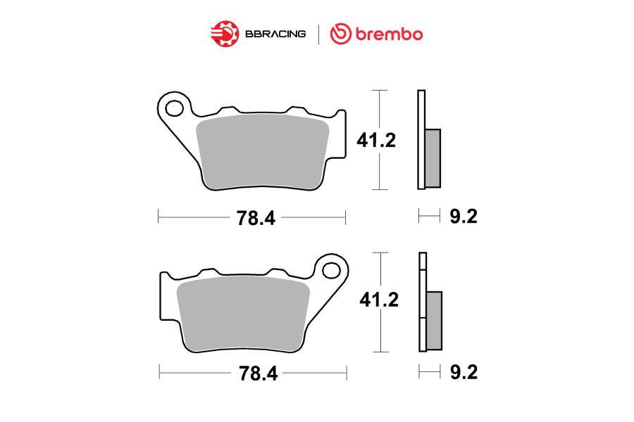 Bố Thắng Brembo Carbon Ceramic - 07BB02CC