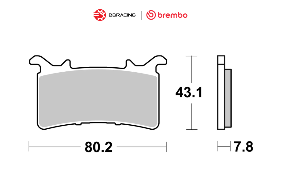 Bố Thắng Brembo 07GR99SA
