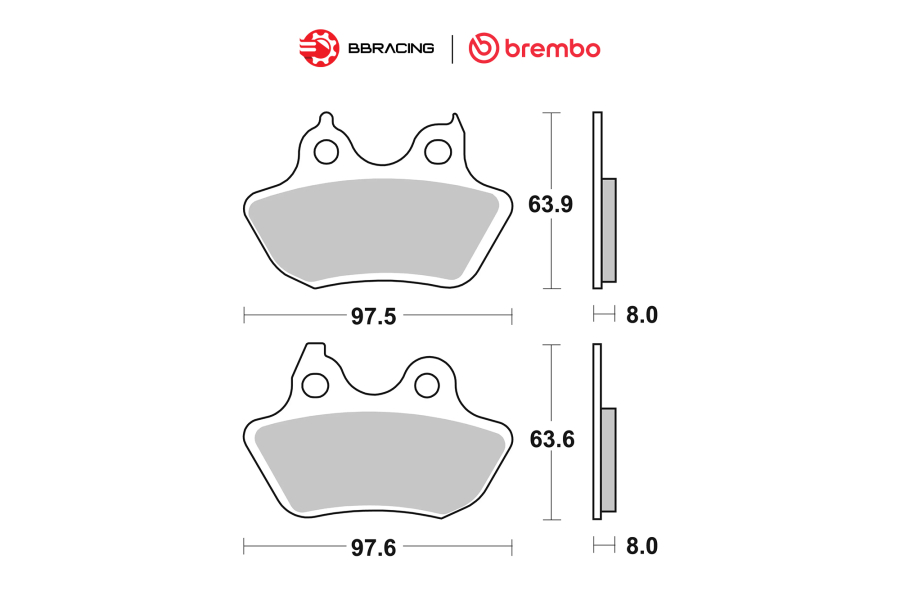 Bố Thắng Brembo 07HD18SP