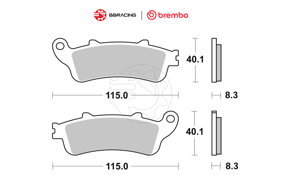 Bố Thắng Brembo 07HO42SA