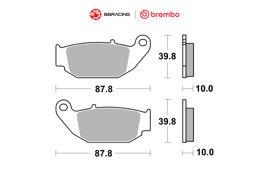 Bố Thắng Brembo Honda MSX 125 - Sau 07HO61CC