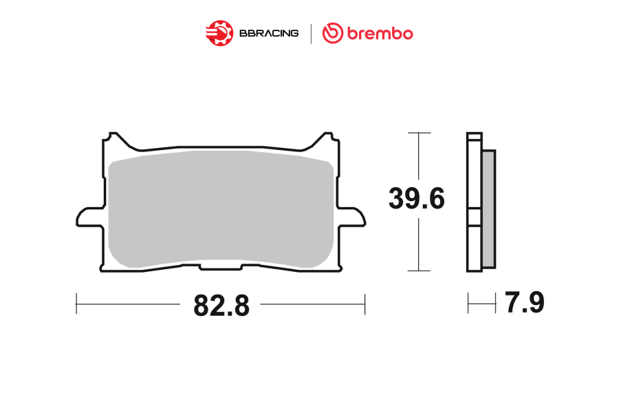 Bố Thắng Brembo Honda CBR 650 R - Trước 07HO62SA