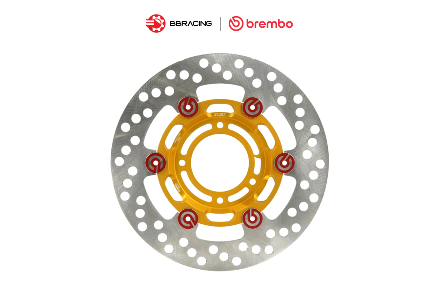 Đĩa Thắng Brembo Racing Khoen Đỏ 218mm