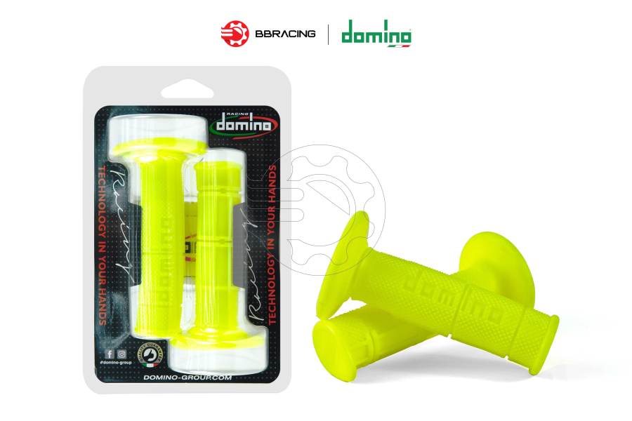 Bao Tay Domino Cross Enduro Vàng Neon