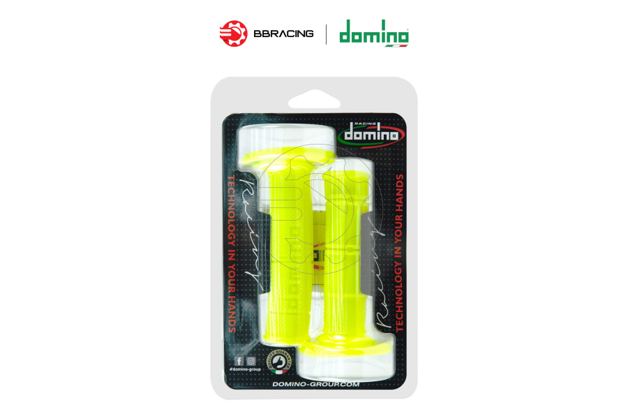 Bao Tay Domino Cross Enduro Vàng Neon