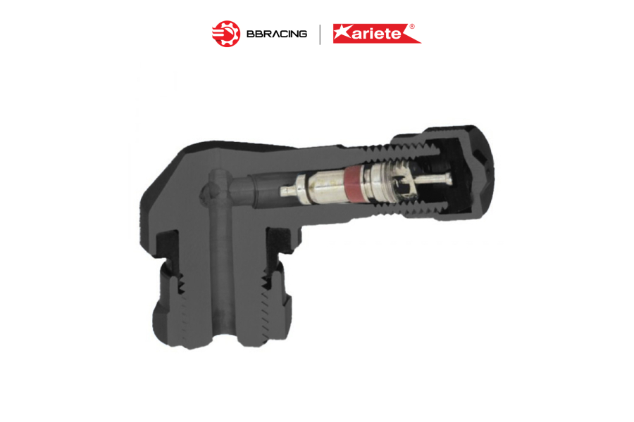 Van Vòi Ariete Racing 8,3 mm - Đen