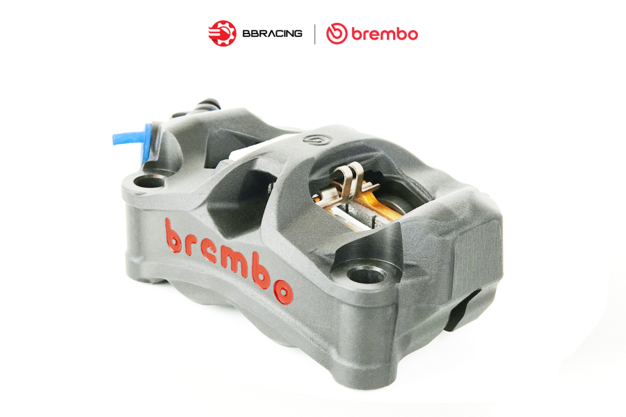 Heo Thắng Brembo Stylema 100mm Xám Trái
