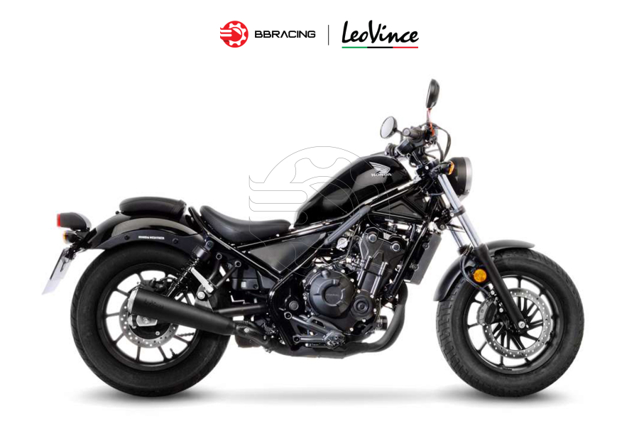 LeoVince Honda Rebel 500 2017-24 - Slip On Classic Racer