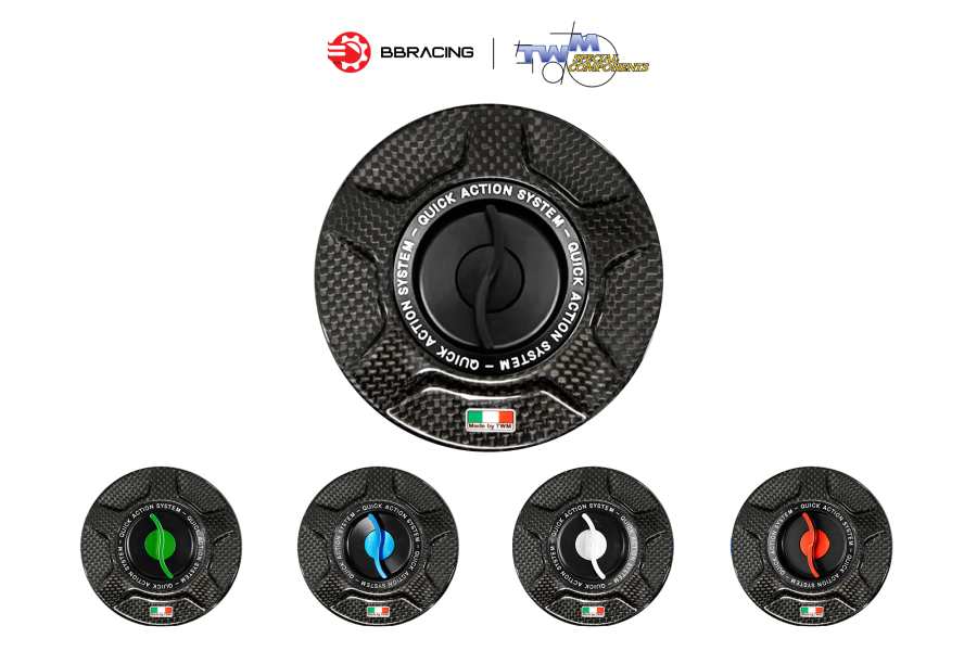 Nắp Xăng TWM Ducati Panigale V4 Carbon Đen