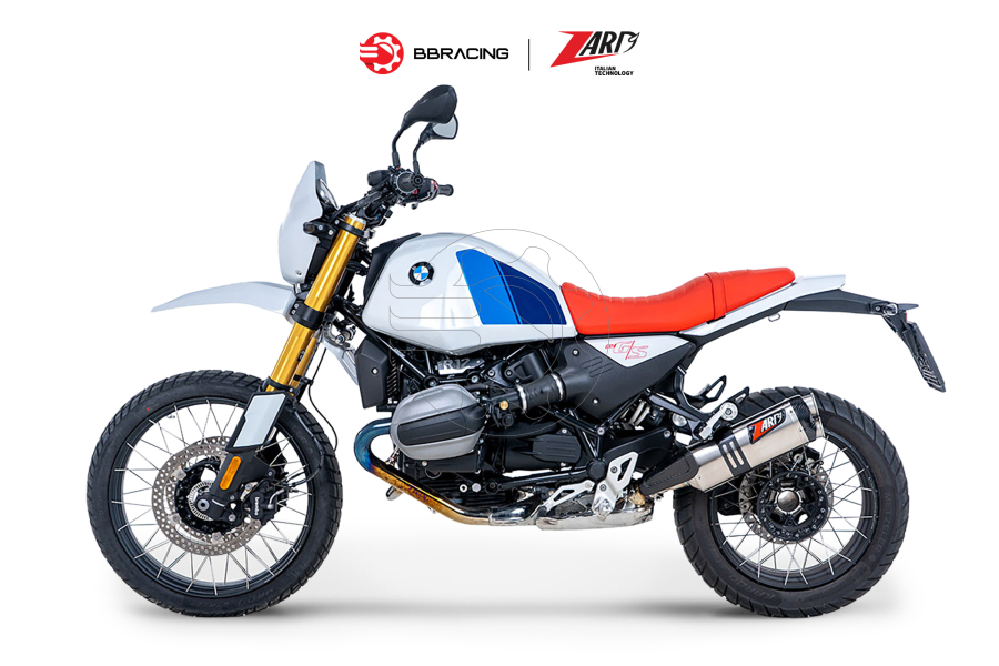 Zard BMW R12 G/S 2025-26 - Slip On "Raid 80" Carbon End Cap