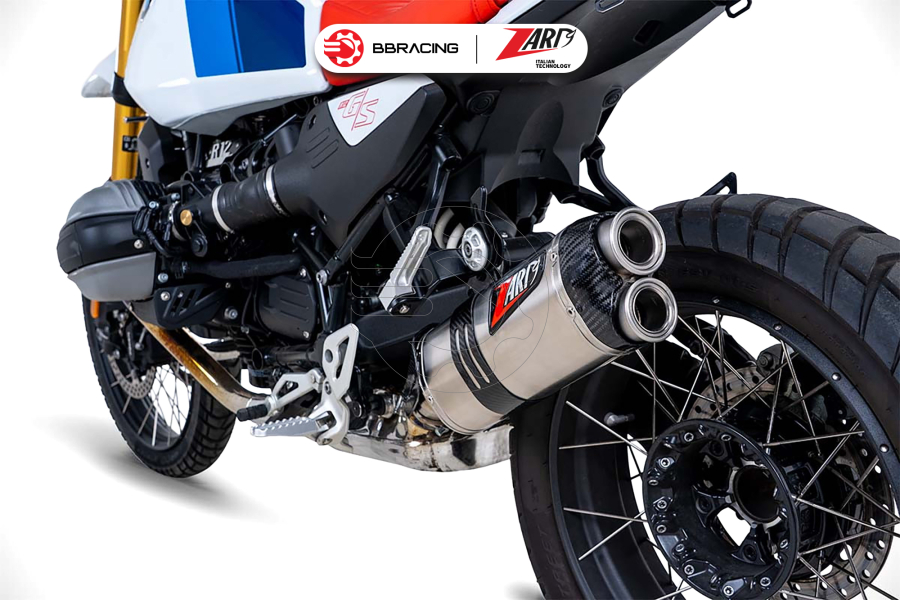Zard BMW R12 G/S 2025-26 - Slip On "Raid 80" Carbon End Cap