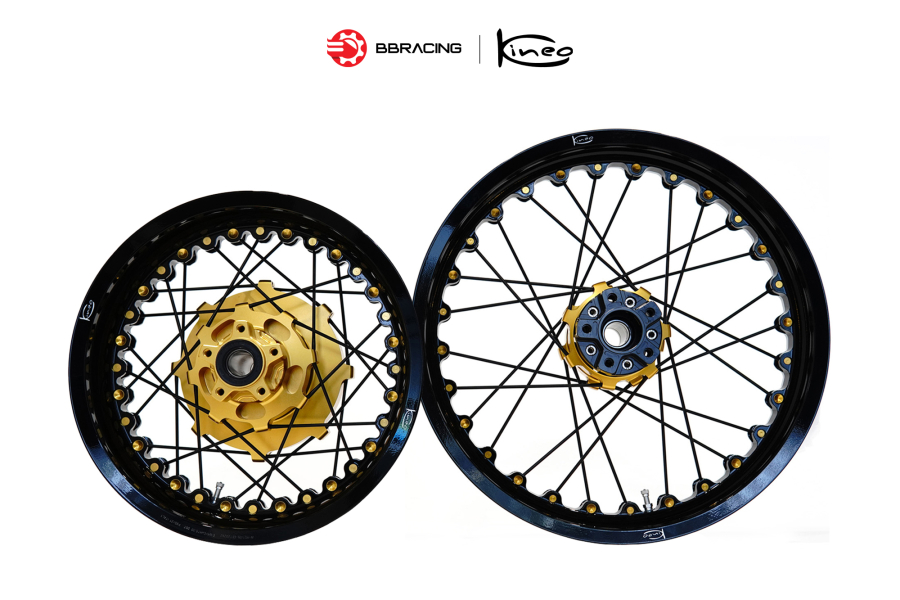 Mâm Kineo BMW R 18 - 3.50 x 19 &  5.00 x 16 - Đen & Vàng