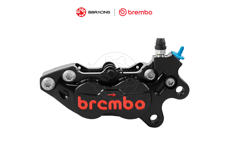Heo Thắng Brembo Billet P4 30/34 Đen Phải