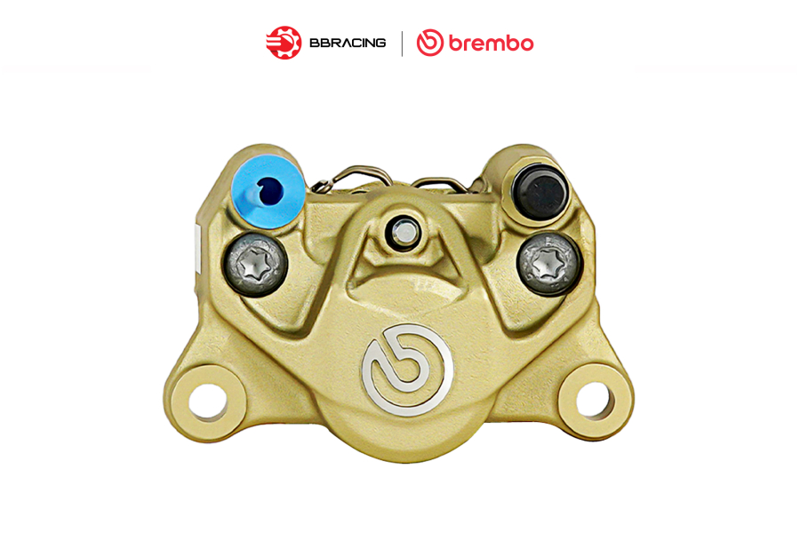 Heo Thắng Brembo P2.34 Vàng Logo Trắng