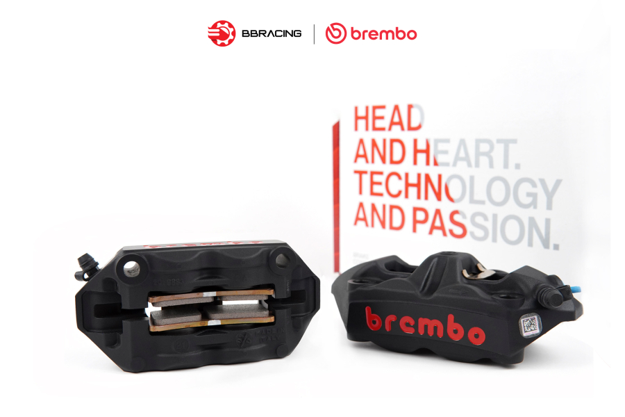 Heo Thắng Brembo M4 100mm Đen