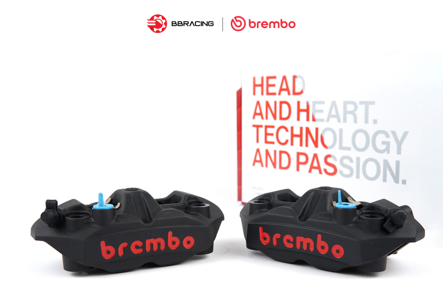 Heo Thắng Brembo M4 108mm Đen
