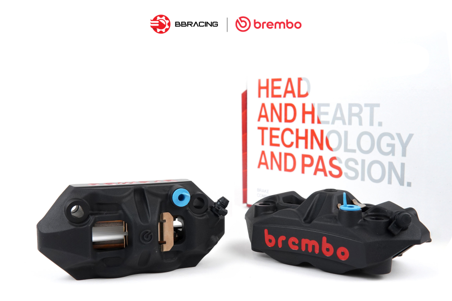 Heo Thắng Brembo M4 108mm Đen