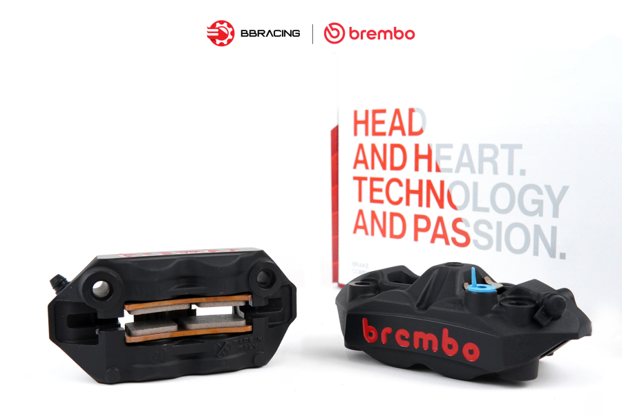 Heo Thắng Brembo M4 108mm Đen