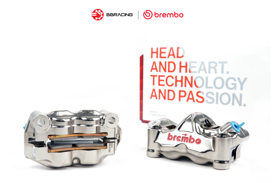 Heo Thắng Brembo GP4-RX 100mm Nickel Trái