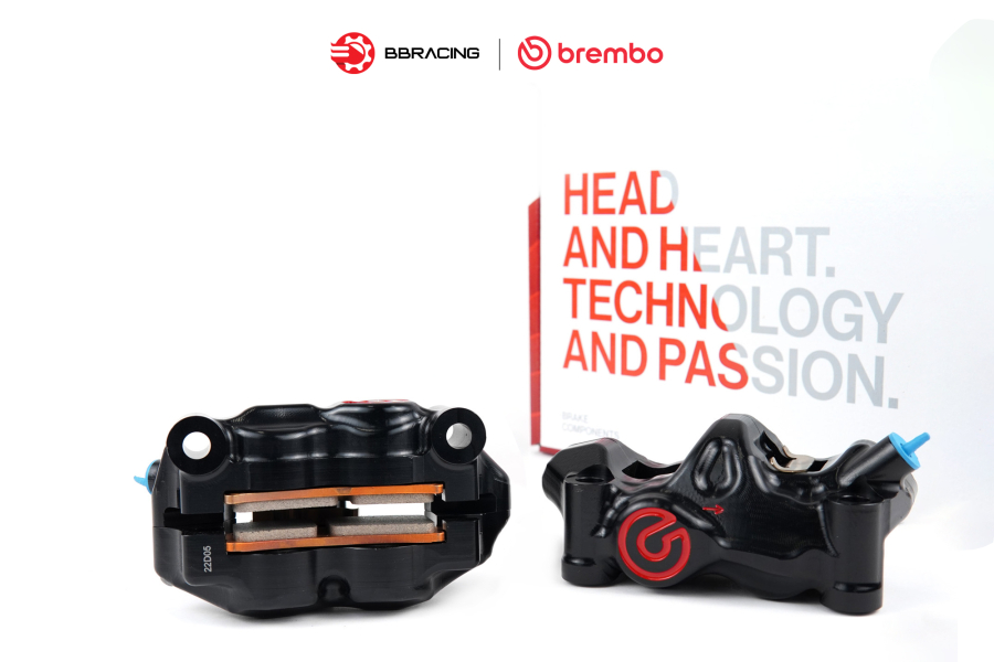 Heo Thắng Brembo Café 484 100mm Trái
