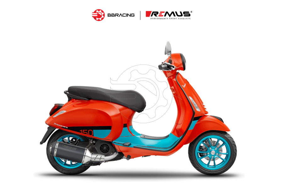 Remus Vespa Sprint, Primavera 150 2020 - Full Kit Black Coating