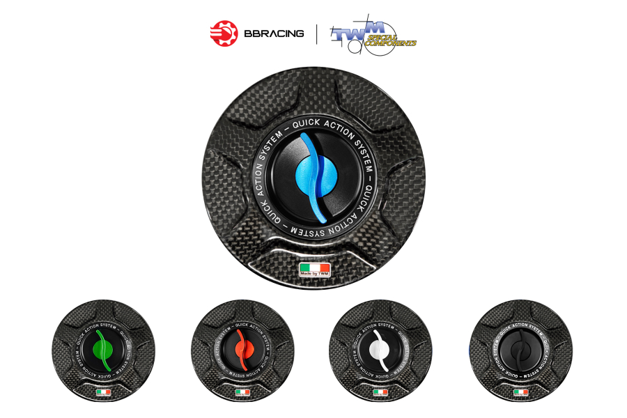 Nắp Xăng TWM Ducati Panigale V4 Carbon Xanh Dương