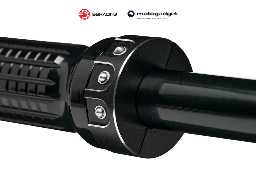 Công Tắc Motogadget Mini 3 Nút - Đen 1 inch