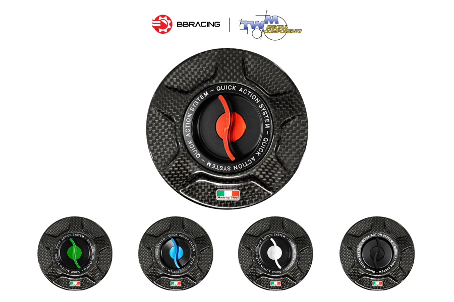 Nắp Xăng TWM Ducati Panigale V4 Carbon Đỏ