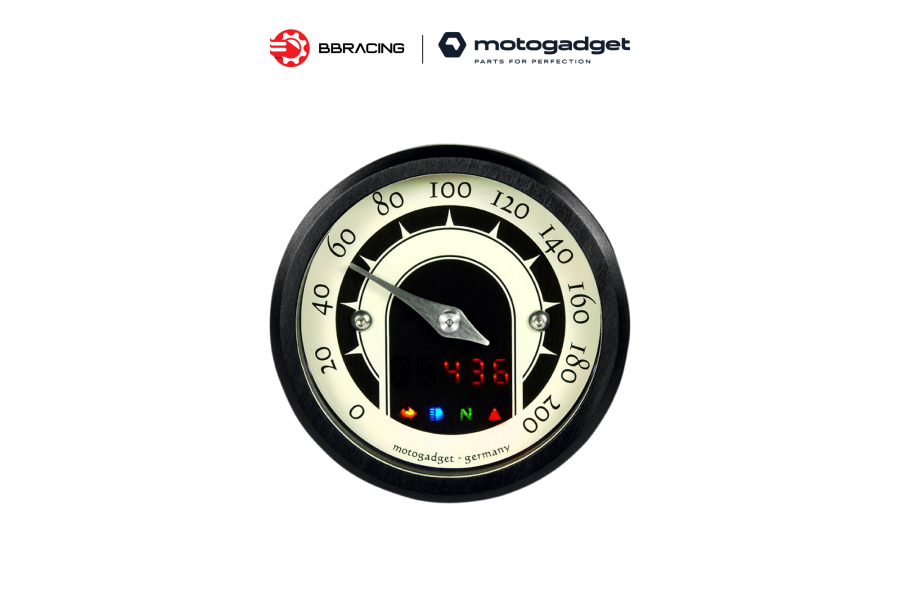 Đồng Hồ Motogadget Speedster Viền Đen