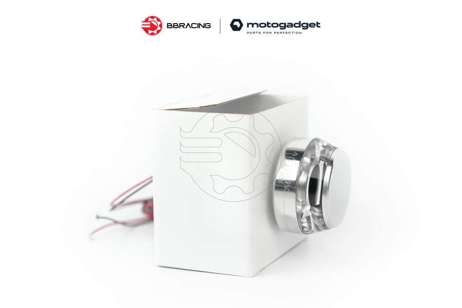 Xi Nhan Motogadget Gù Tròn Chrome - Phải