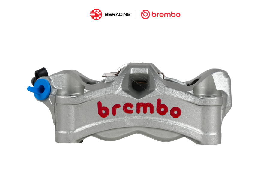 Heo Thắng Brembo Stylema 100mm Bạc Trái