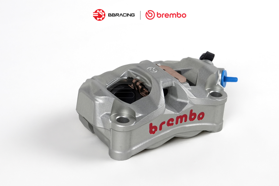 Heo Thắng Brembo Stylema 100mm Bạc Phải