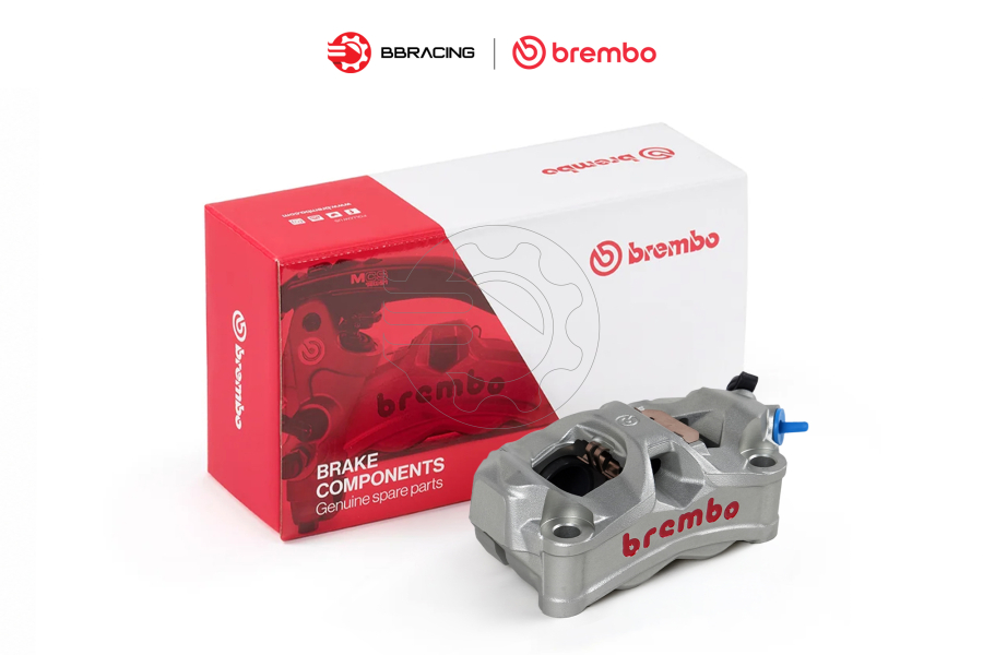 Heo Thắng Brembo Stylema 100mm Bạc Phải