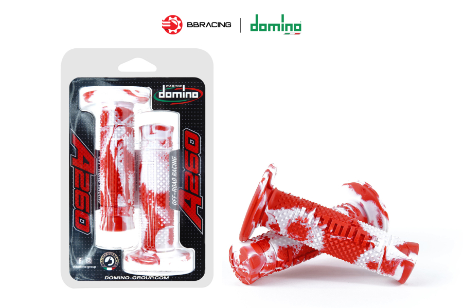 Bao Tay Domino A260 - Đỏ Trắng
