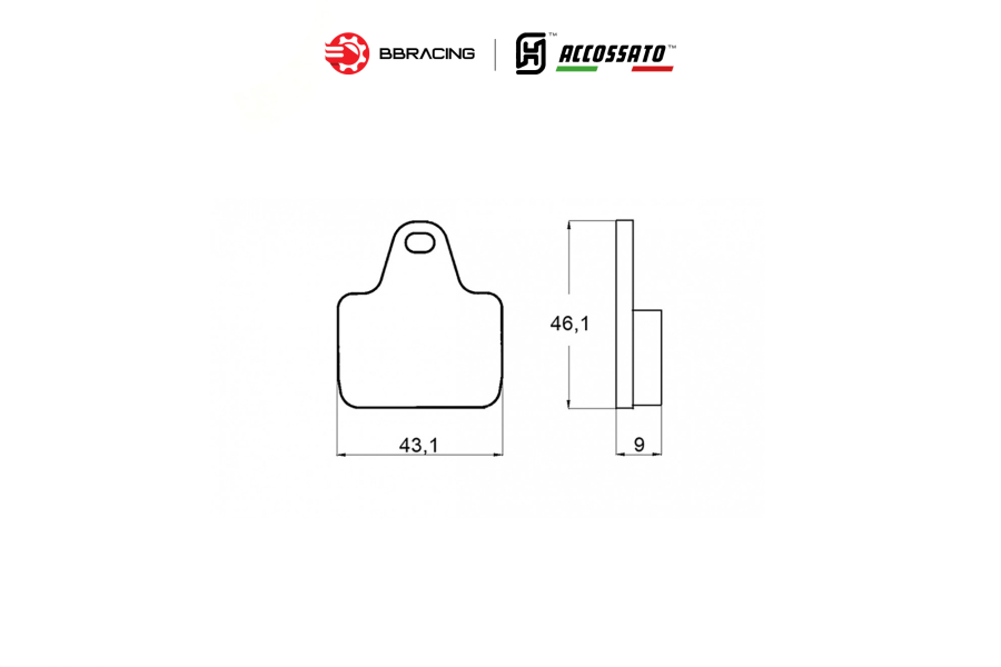 Bố thắng Accossato Moto3