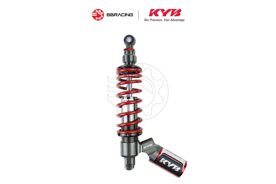 Phuộc Sau Honda Giorno 125 - KYB Alpha Đỏ