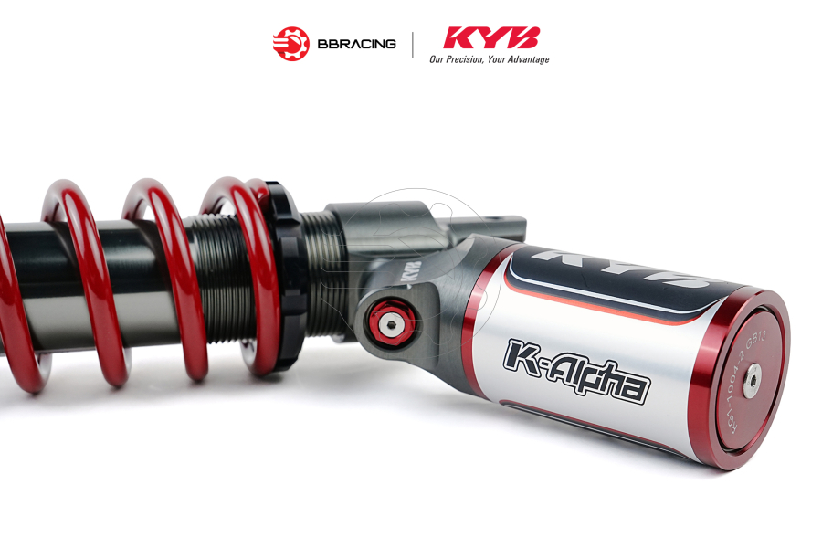 Phuộc Sau Honda Giorno 125 - KYB Alpha Đỏ
