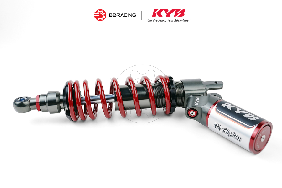 Phuộc Sau Honda Giorno 125 - KYB Alpha Đỏ