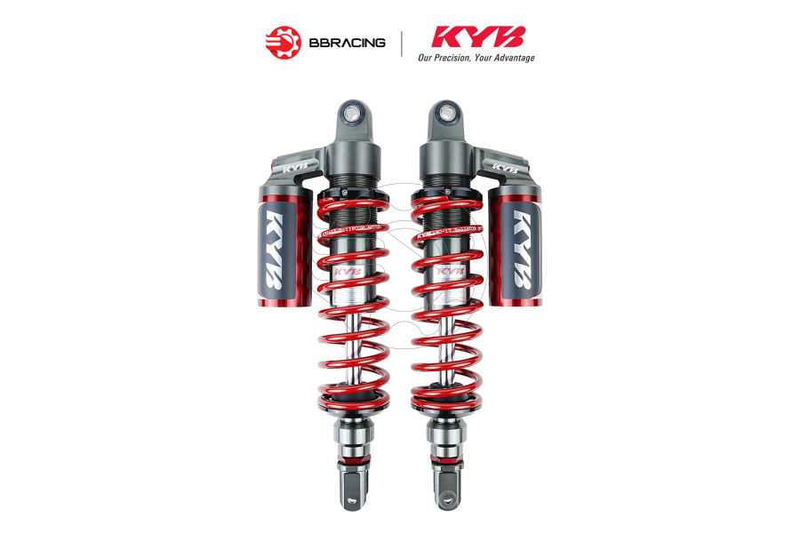 Phuộc Sau Yamaha X Max 300 (350mm) - KYB Alpha Đỏ