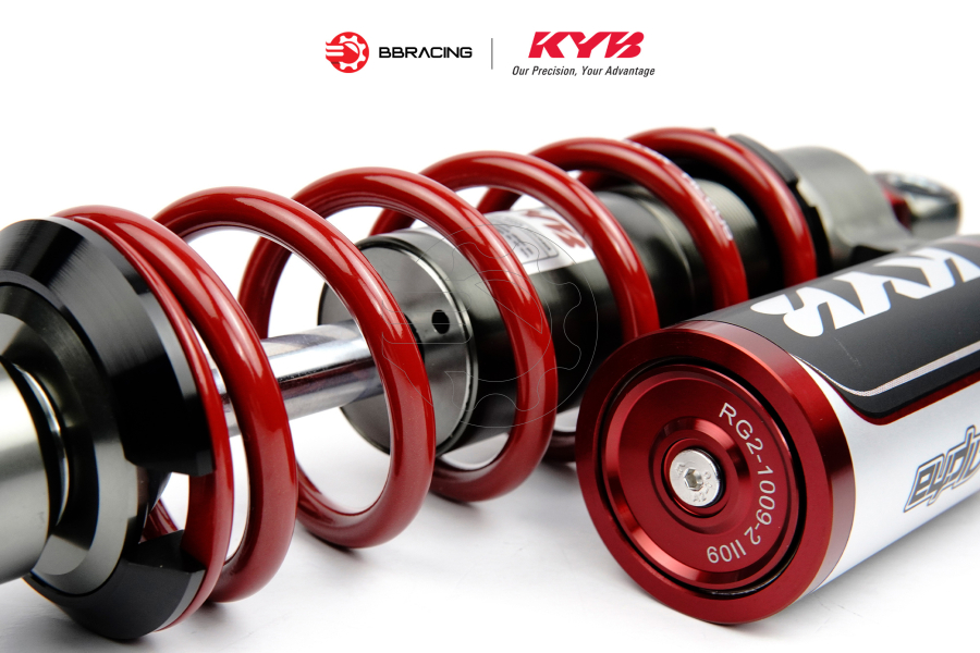 Phuộc Sau Yamaha Nmax 155 - KYB Alpha Đỏ