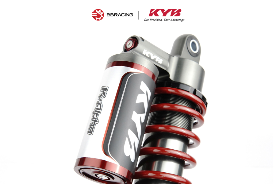 Phuộc Sau Yamaha X Max 300 - KYB Alpha Đỏ