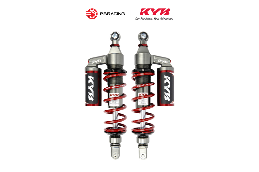 Phuộc Sau Honda Airblade 160 - KYB Alpha Đỏ