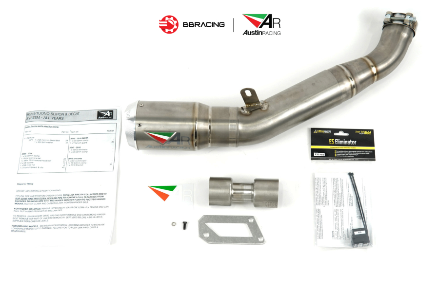 Austin Racing Aprilia RSV4 - Decat GP1R Tem Màu