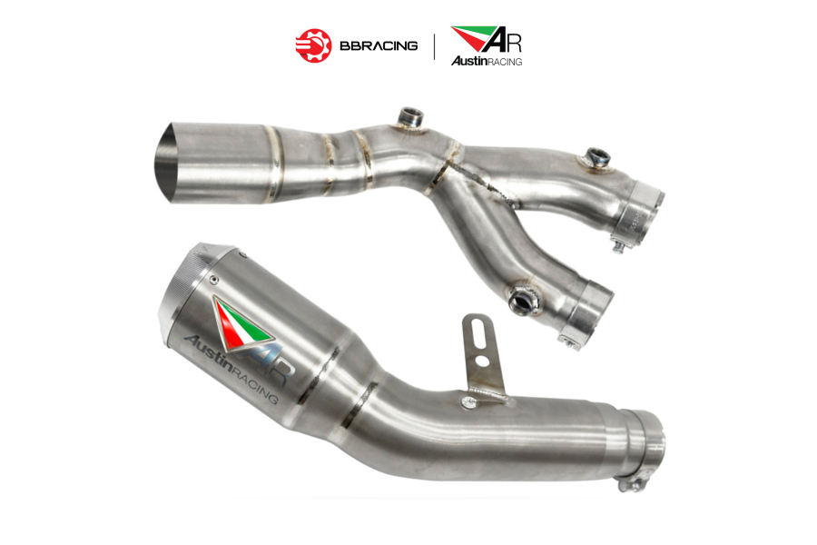 Austin Racing Yamaha R1 2015-24 - Decat GP1R Tem Màu