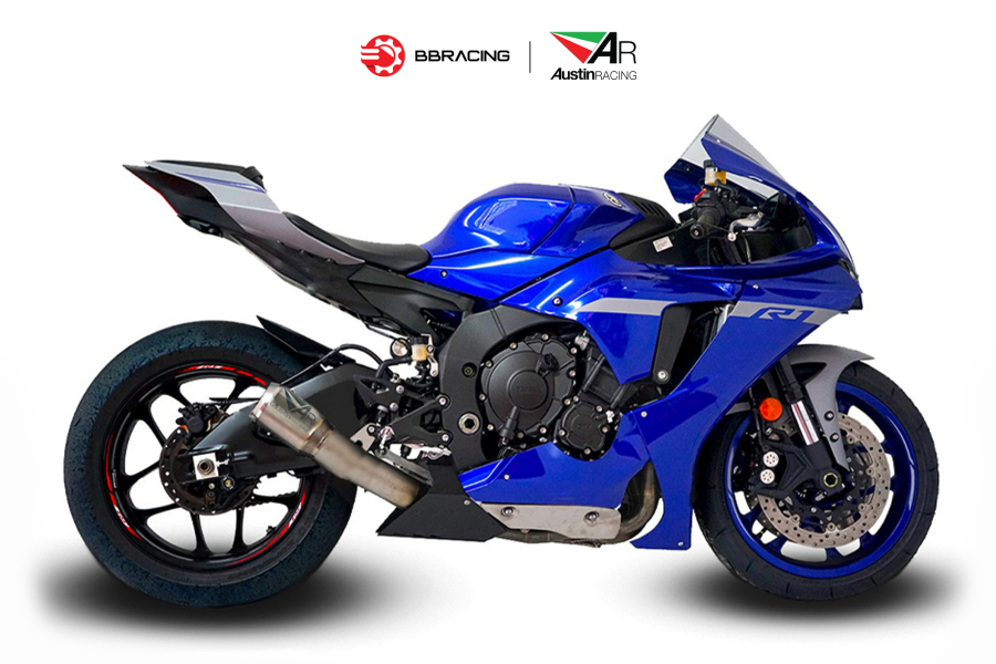 Austin Racing Yamaha R1 2015-24 - Decat GP1R Tem Màu