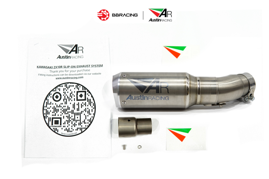 Austin Racing Kawasaki Ninja ZX-10R 2010-20 - Slip On GP1RS Tem Laser