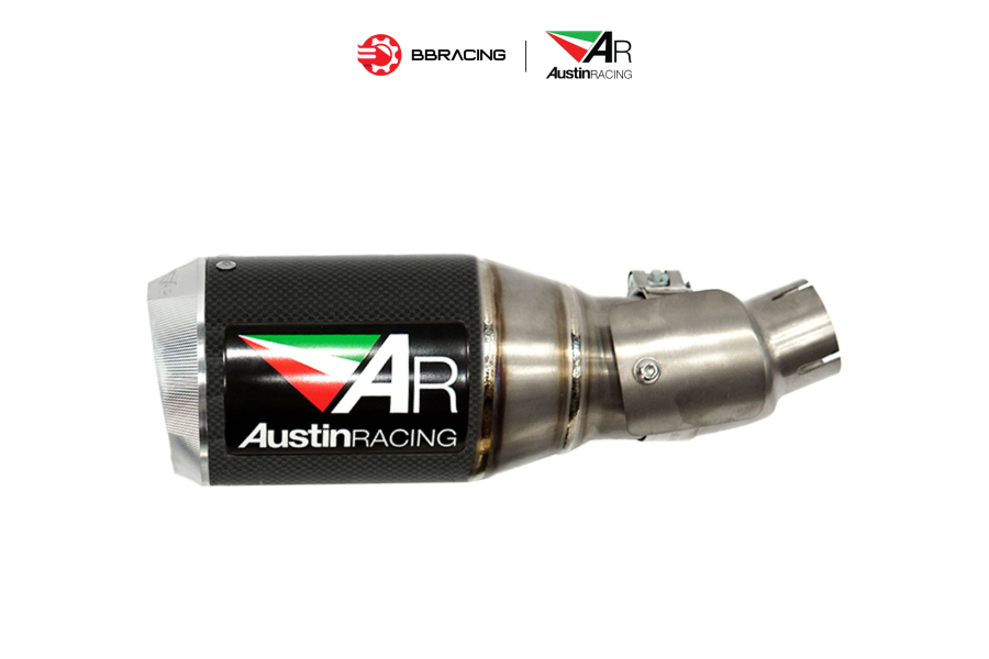 Austin Racing Kawasaki Ninja 400 - Slip On GP1R Carbon