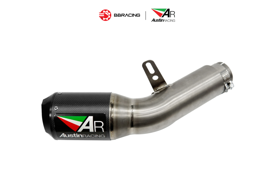 Austin Racing Universal - Slip On GP1R Carbon Tem Dán